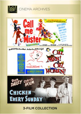 Image of Dan Dailey Set: Call Me Mister/ Oh, Men! Oh, Women!/ Chicken Every Sunday DVD boxart