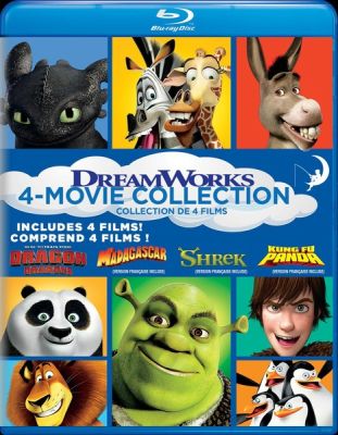 Image of DreamWorks 4-Movie Collection BLU-RAY boxart