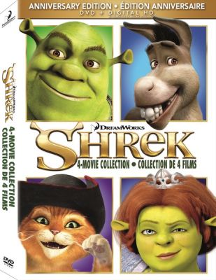 Image of Shrek 4-Movie Collection DVD boxart