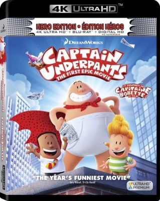 Image of Captain Underpants: The First Epic Movie 4K boxart
