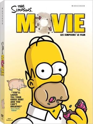 Image of Simpsons Movie, The DVD boxart