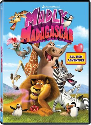 Image of Madly Madagascar DVD boxart