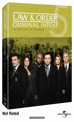 Image of Law & Order: Criminal Intent: Season 5 DVD boxart