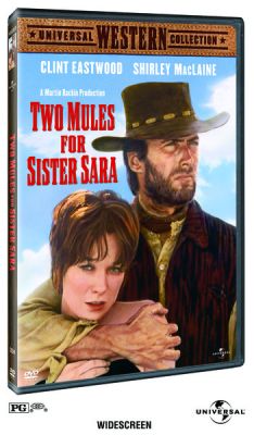 Image of Two Mules For Sister Sara DVD boxart