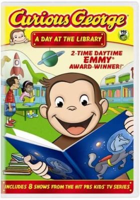 Image of Curious George: A Day at the Library DVD boxart