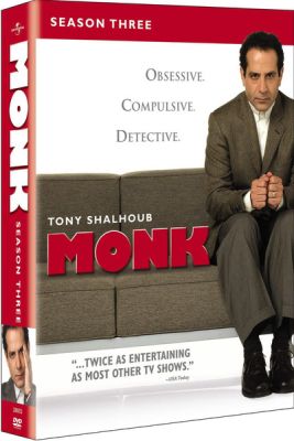 Image of Monk: Season 3 DVD boxart