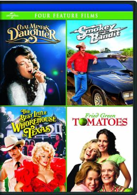 Image of Coal Miner's Daughter/Smokey and the Bandit/The Best Little Whorehouse in Texas/Fried Green Tomatoes DVD boxart