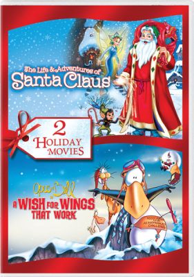 Image of Life & Adventures of Santa Claus/Opus n' Bill in a Wish for Wings That Work Holiday DVD boxart