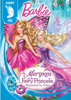 Image of Barbie Mariposa & the Fairy Princess DVD boxart