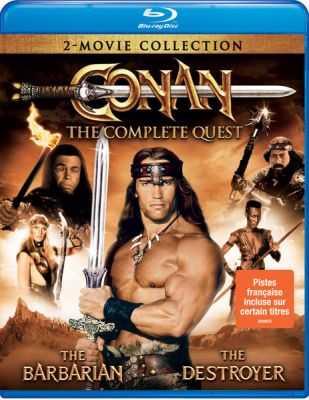 Image of Conan: The Complete Quest (Conan the Barbarian/Conan the Destroyer) BLU-RAY boxart