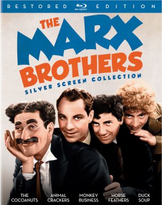 Image of Marx Brothers Silver Screen Collection BLU-RAY boxart