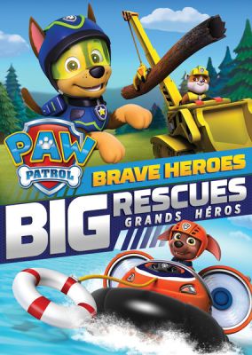 Image of PAW Patrol: Brave Heroes Big Rescues DVD boxart