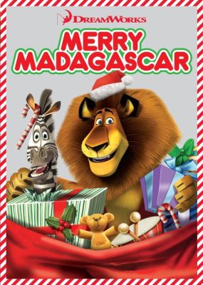 Image of Merry Madagascar DVD boxart