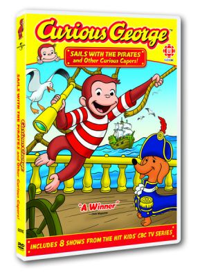 Image of Curious George: Sails with the Pirates and Other Curious Capers! DVD boxart