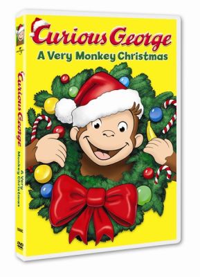 Image of Curious George: A Very Monkey Christmas DVD boxart