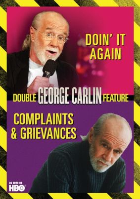 Image of George Carlin Double Feature: Complaints & Grievances/Doin' it Again DVD boxart