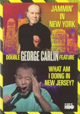 Image of George Carlin Double Feature: Jammin' in NY / What Am I Doing in New Jersey? DVD boxart