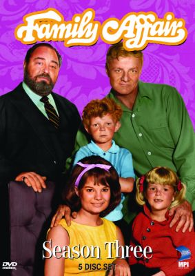 Image of Family Affair Season 3 DVD boxart