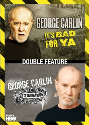 Image of George Carlin Double Feature: Life's Worth Losing / It's Bad for Ya' DVD boxart