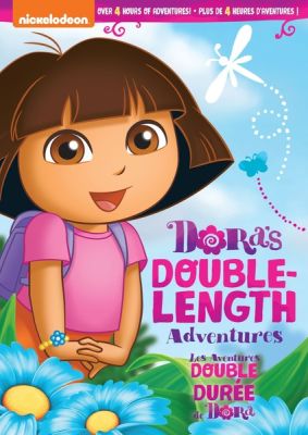 Image of Dora the Explorer: Dora's Double Length Adventures  DVD boxart