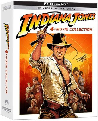 Image of Indiana Jones 4-Movie Collection 4K boxart