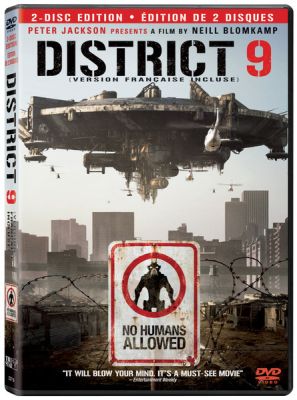 Image of District 9 DVD boxart