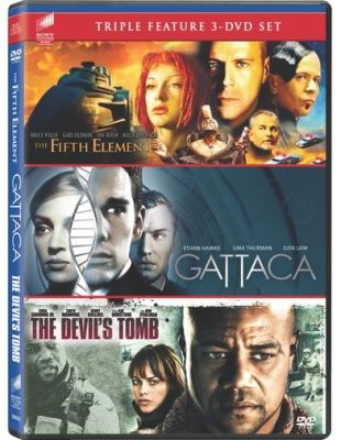 Image of Fifth Element/Gattaca/Devil's Tomb DVD boxart