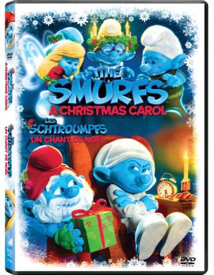 Image of Smurfs Christmas Carol DVD boxart