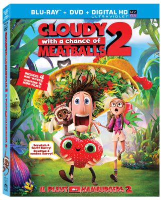 Image of Cloudy With A Chance Of Meatballs 2 Blu-ray boxart