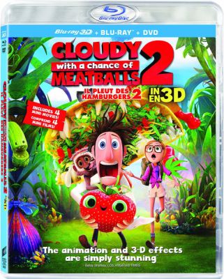 Image of Cloudy With A Chance Of Meatballs 2 Blu-ray boxart