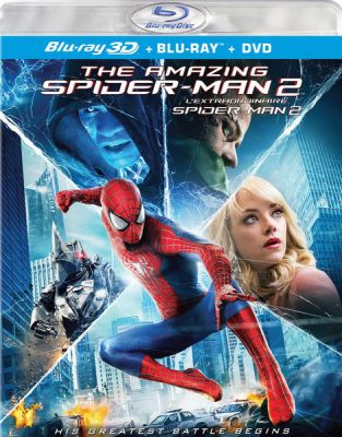 Image of Amazing Spiderman 2 3D Blu-ray boxart