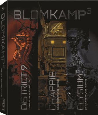 Image of Chappie/District 9/Elysium Blu-ray boxart