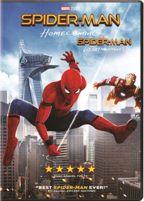 Image of Spiderman: Homecoming DVD boxart