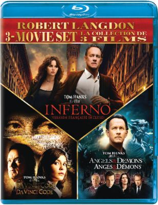 Image of Angels & Demons/Da Vinci Code/Inferno Blu-ray boxart