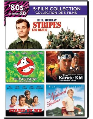 Image of Ghostbusters/ Stripes/ Karate Kid/ Stand By Me/ Natural DVD boxart