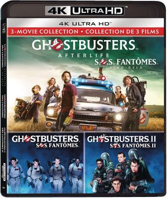 Image of Ghostbusters (1984) / Ghostbusters II / Ghostbusters: Afterlife 4K boxart