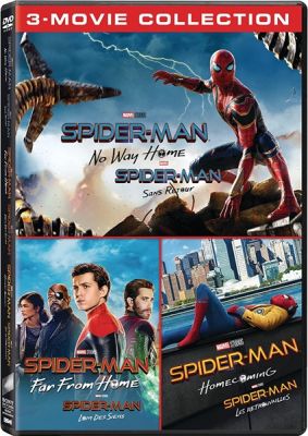 Image of Spider-Man: Far from Home / Spider-Man: Homecoming / Spider-Man: No Way HomeDVD boxart