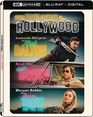 Image of Once Upon A Time In Hollywood Steelbook 4K boxart