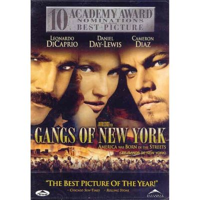 Image of Gangs of New York DVD boxart