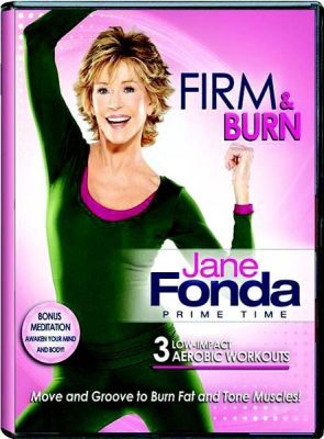 Image of Jane Fonda Prime Time: Firm And Burn Low Impact Cardio DVD boxart