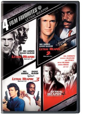 Image of 4 Film Favorites: Lethal Weapon DVD boxart
