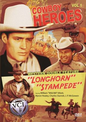 Image of Cowboy Heroes Western Double Feature Vol 1 DVD boxart