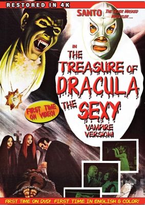 Image of Santo In The Treasure of Dracula: The Sexy Vampire Version DVD boxart