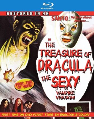 Image of Santo In The Treasure of Dracula: The Sexy Vampire Version Blu-ray boxart
