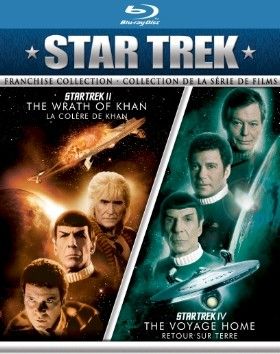 Image of Star Trek II: The Wrath of Khan/Star Trek IV: The Voyage Home BLU-RAY boxart