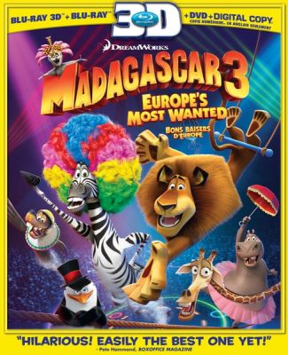 Image of Madagascar 3: Europe's Most Wanted BLU-RAY boxart