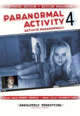 Image of Paranormal Activity 4  DVD boxart