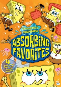Image of SpongeBob SquarePants: Absorbing Favorites  DVD boxart
