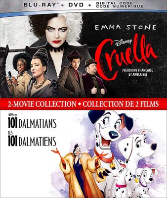 Image of Cruella & 101 Dalmations - 2 Movie Collection Blu-ray boxart
