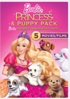 Image of Barbie Princess & Puppy Pack DVD boxart